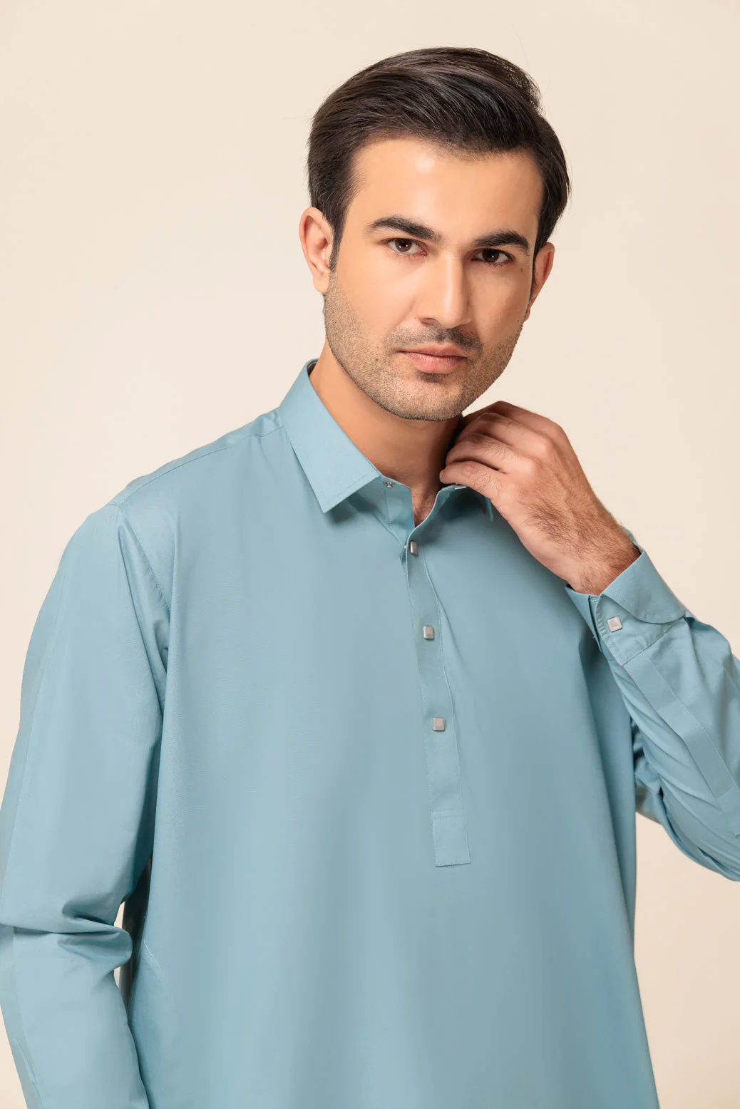 T-BLUE-BLENDED-SHALWAR SUIT - (GSSW23-006) - Image 4
