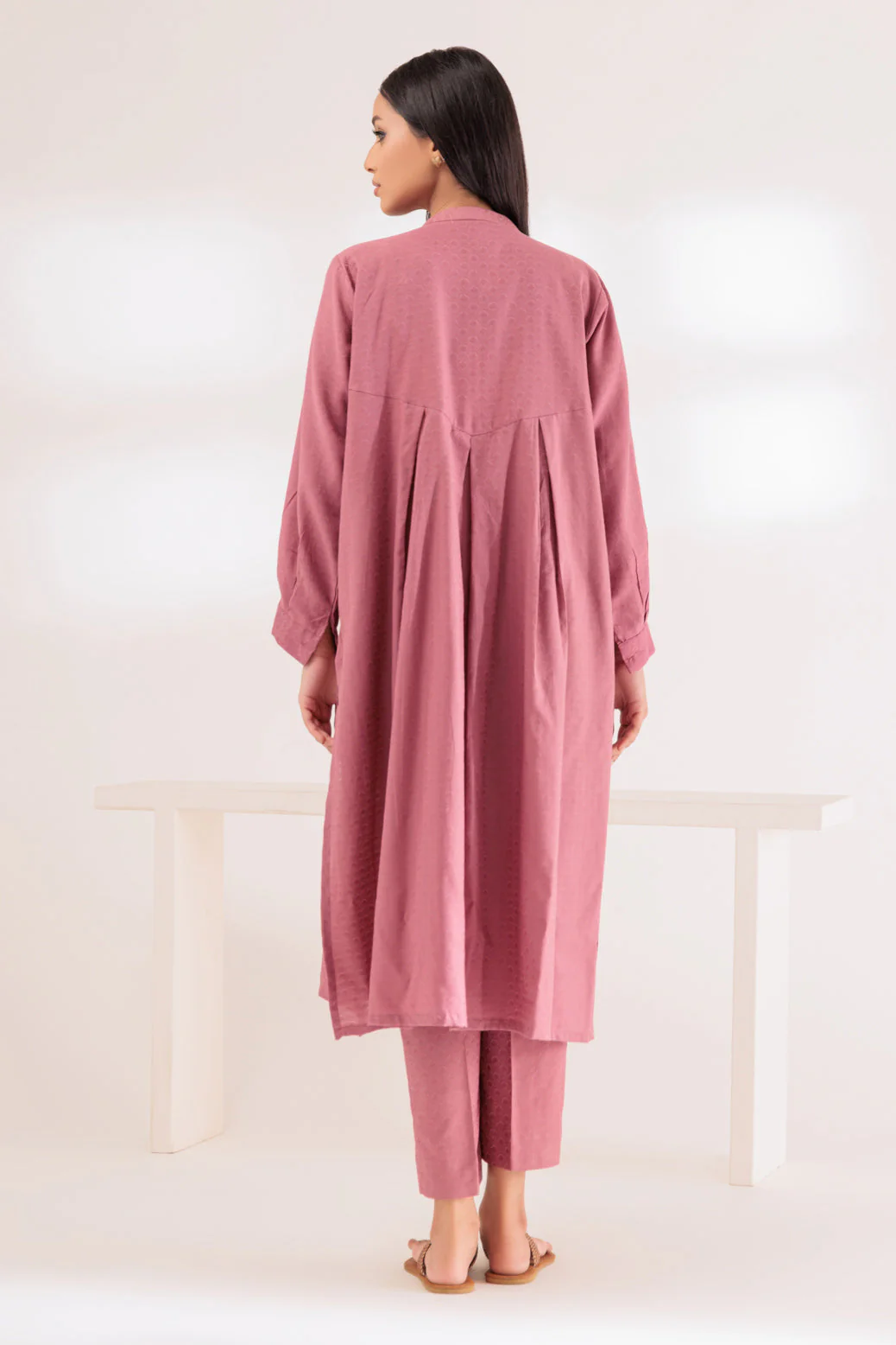 T-PINK-JACQAURD-2 PIECE (BSSS232P09) - Image 4