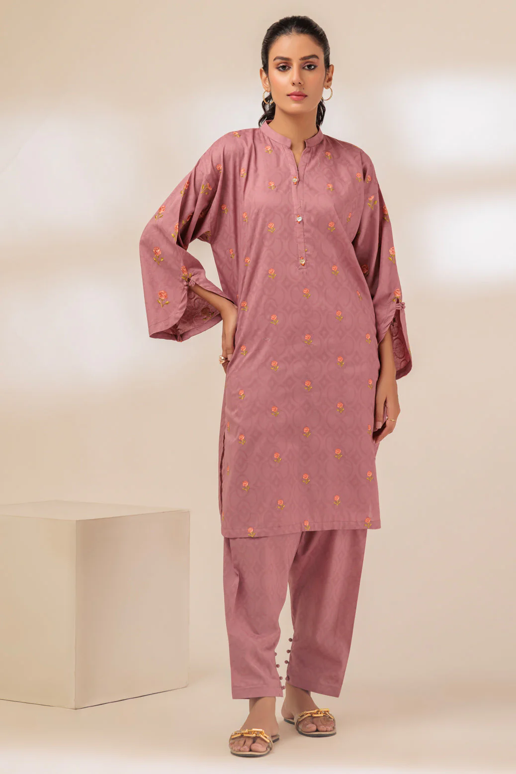 T-PINK-JACQUARD-2 PIECE (BSSS232P23) - Image 4