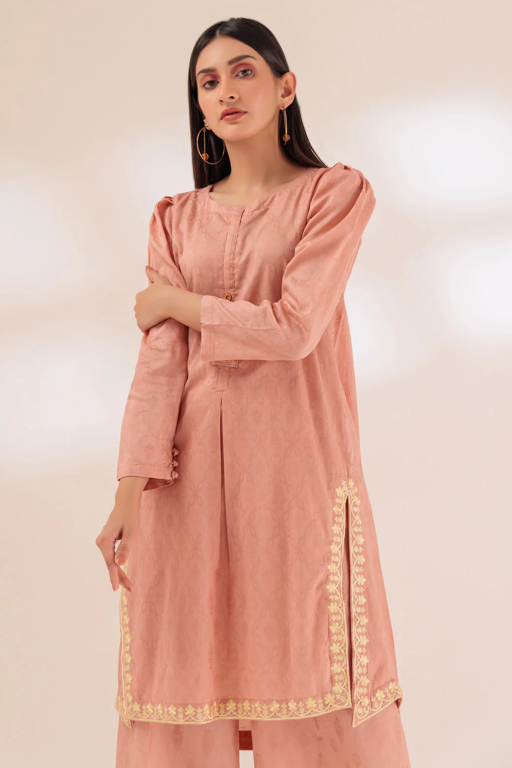 T-PINK-JACQUARD-2 PIECE (PWS1232P04) - Image 2