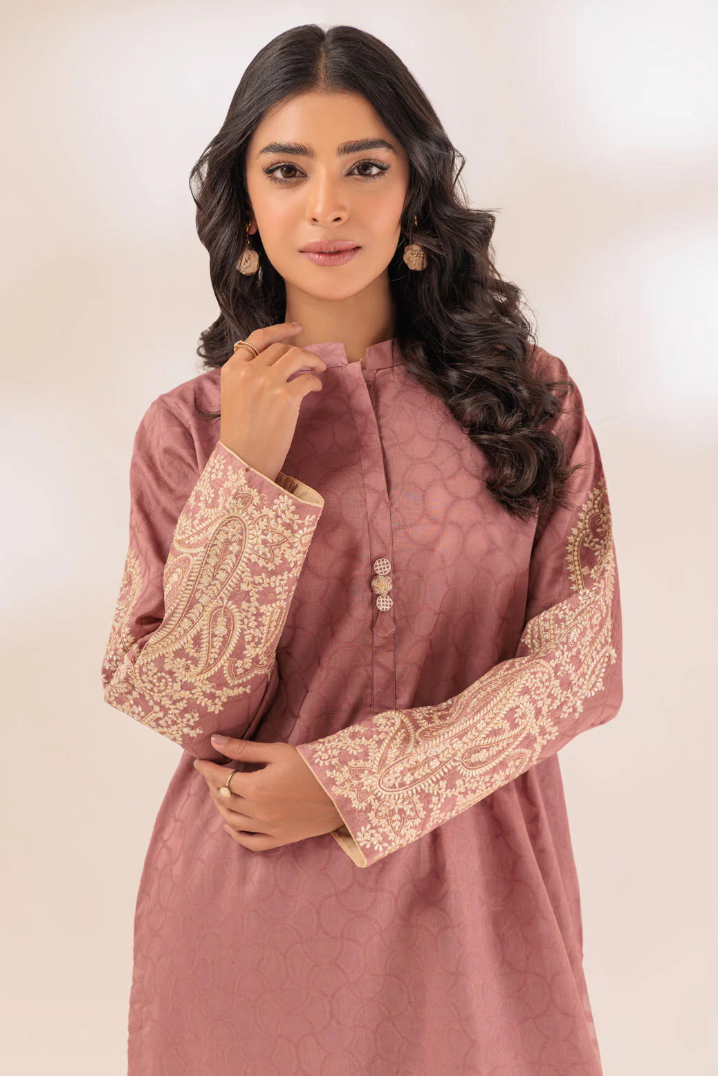 T-PINK-JACQUARD-2 PIECE (PWS1232P13) - Image 2