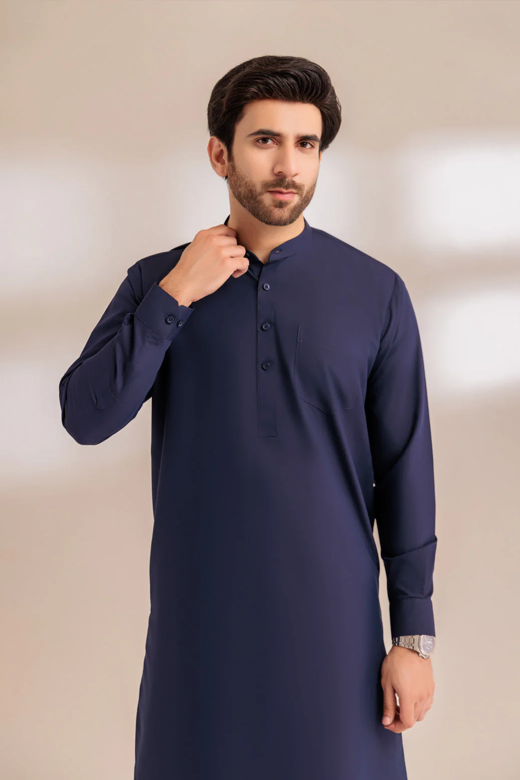 TAUPE-BLENDED-SHALWAR SUIT - (GSBS23-018) - Image 3