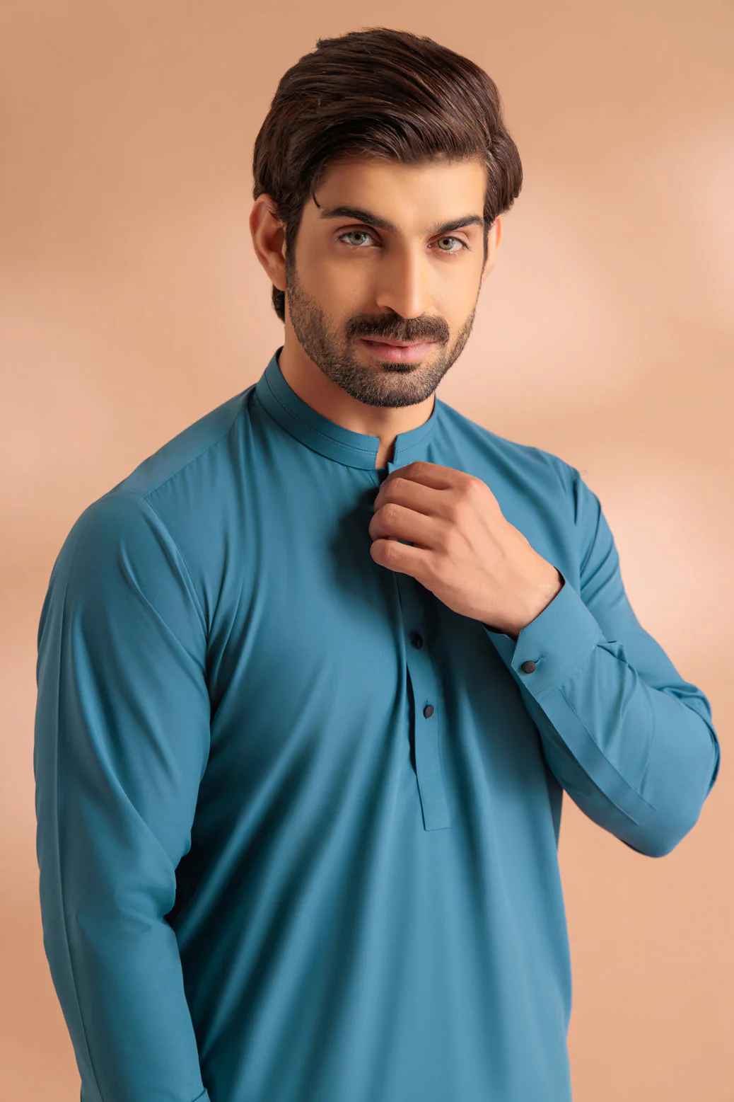 TEAL-BLENDED-SHALWAR SUIT - (GSBS24-001) - Image 4