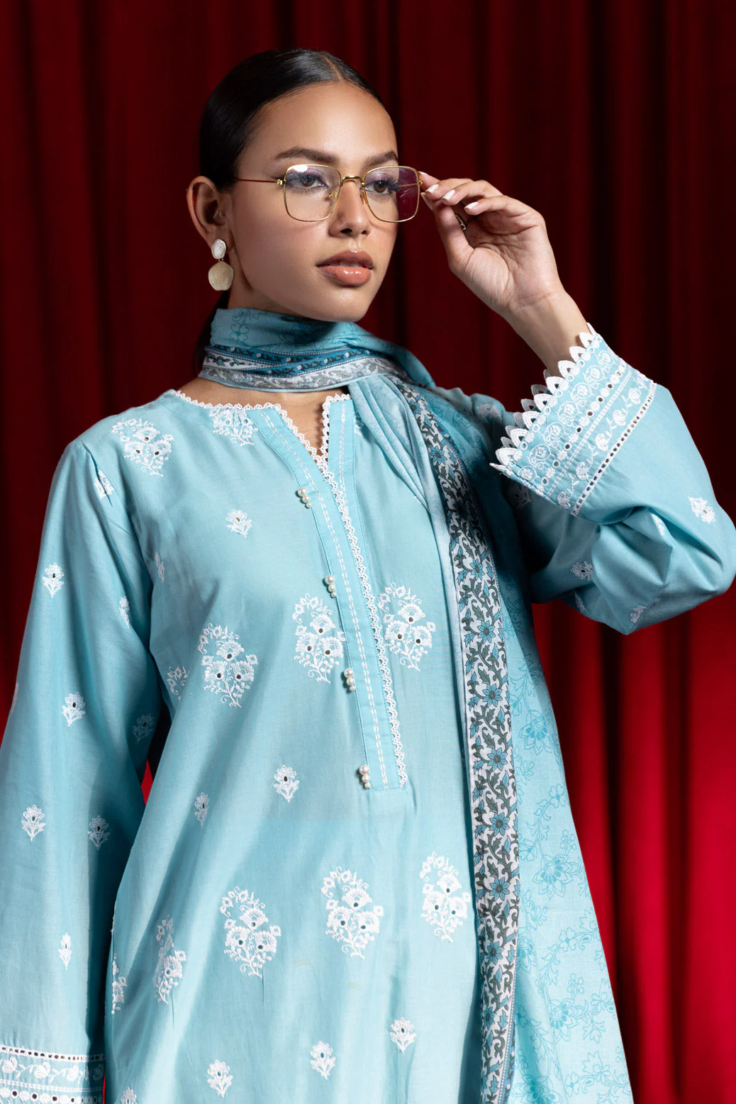 TEAL-CAMBRIC-3 PIECE (PWS6243P01) - Image 2