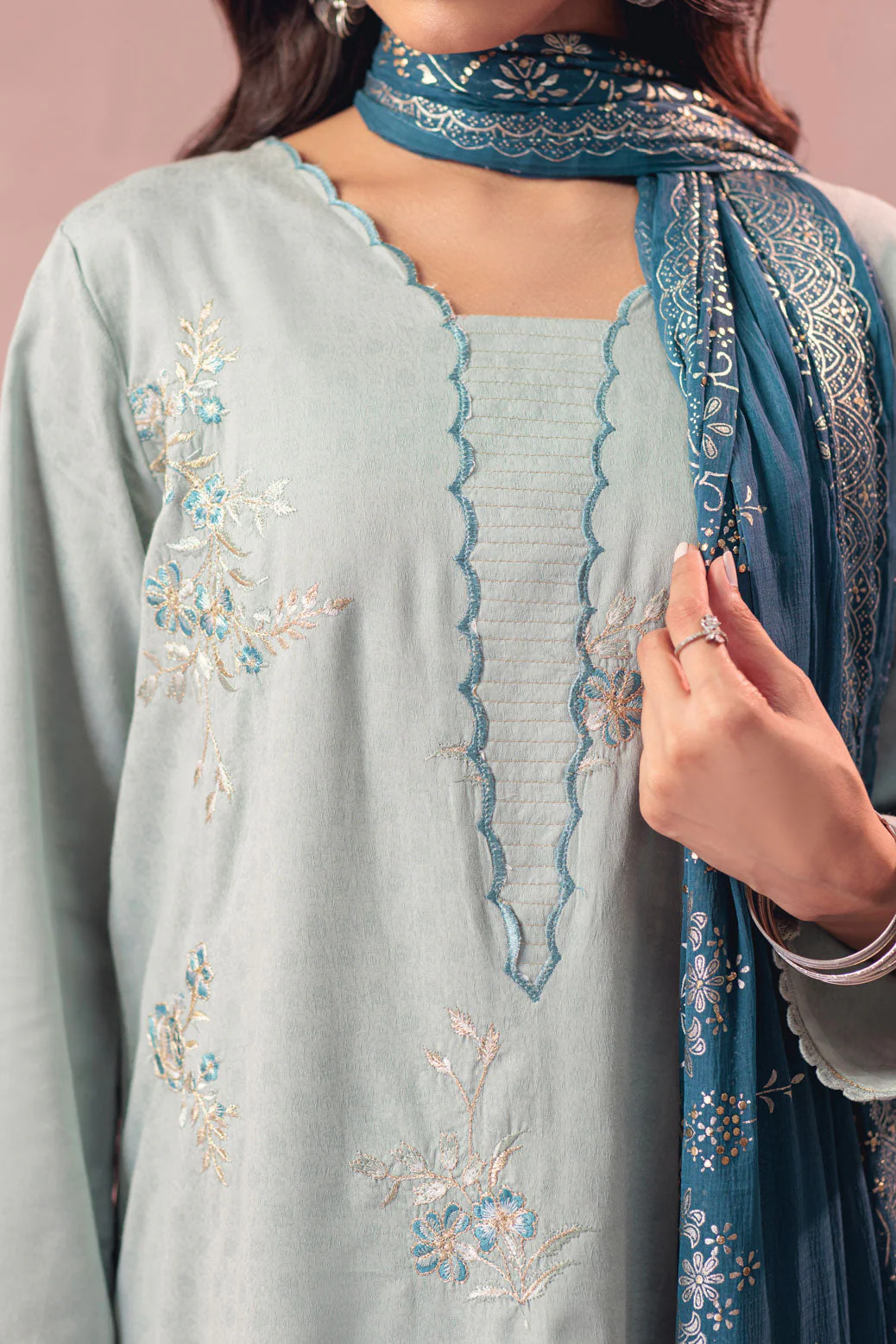 TEAL-JACQUARD-3 PIECE (SS5243P30) - Image 2