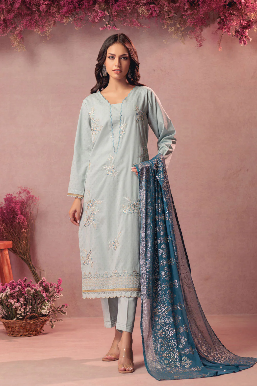 TEAL-JACQUARD-3 PIECE (SS5243P30) - Image 4