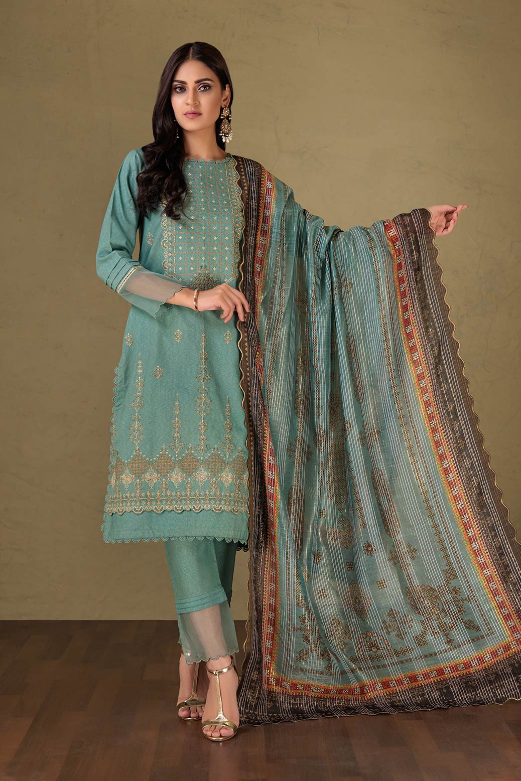 TEAL-KARANDI-3 PIECE (HR2W223P01) - Image 3