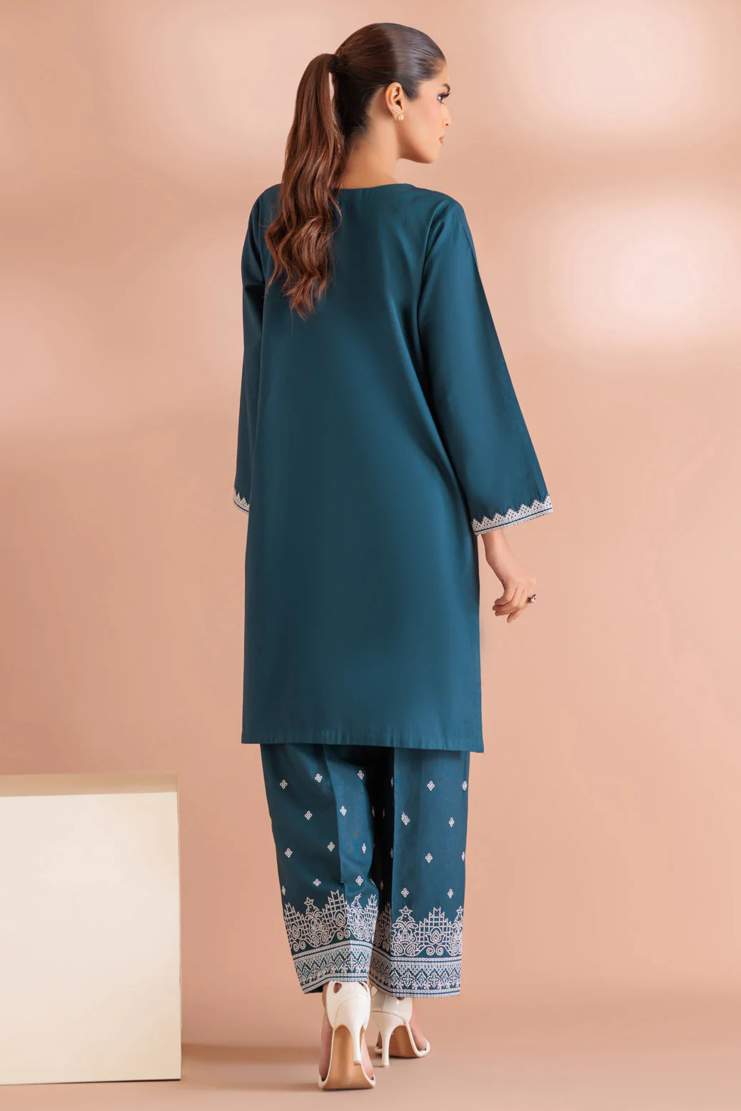 TEAL-KHADDAR-2 PIECE (WS6232P16) - Image 4