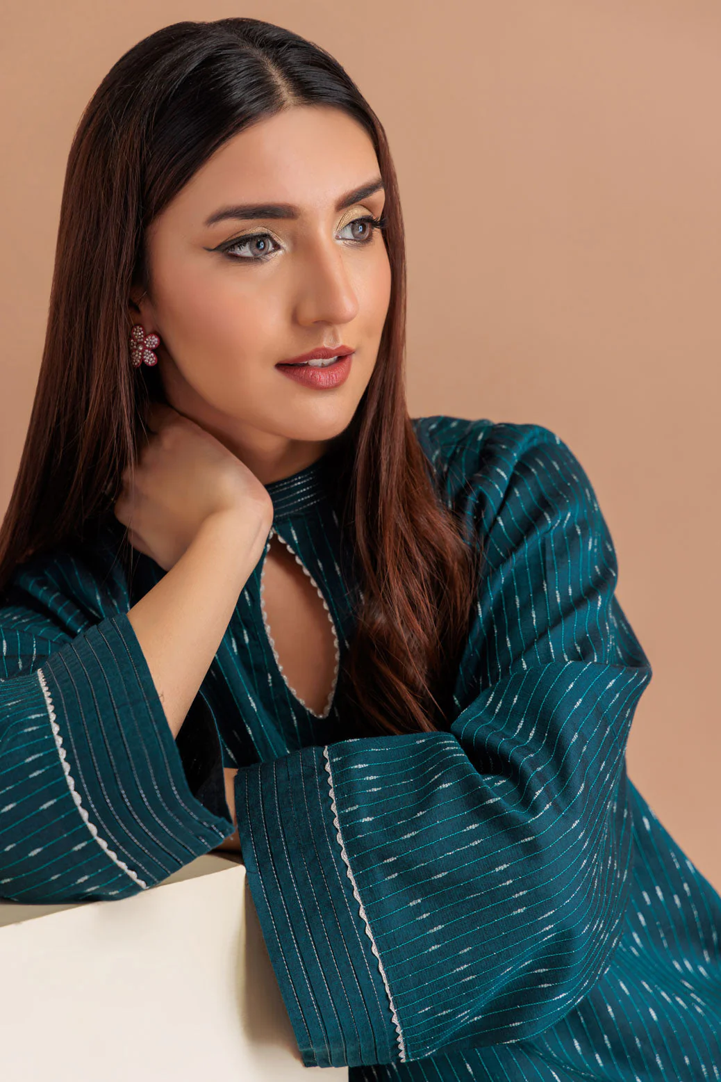 TEAL-YARN DYED-2 PIECE (SS6242P04) - Image 2