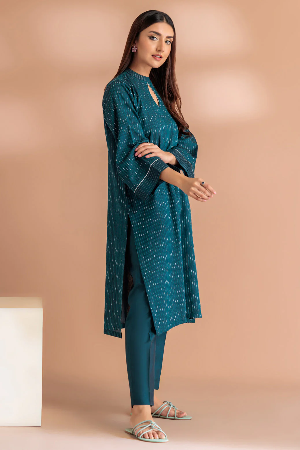 TEAL-YARN DYED-2 PIECE (SS6242P04) - Image 3