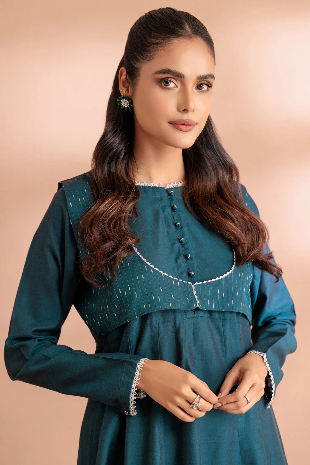 TEAL-YARN DYED-2 PIECE (SS6242P05) - Image 2