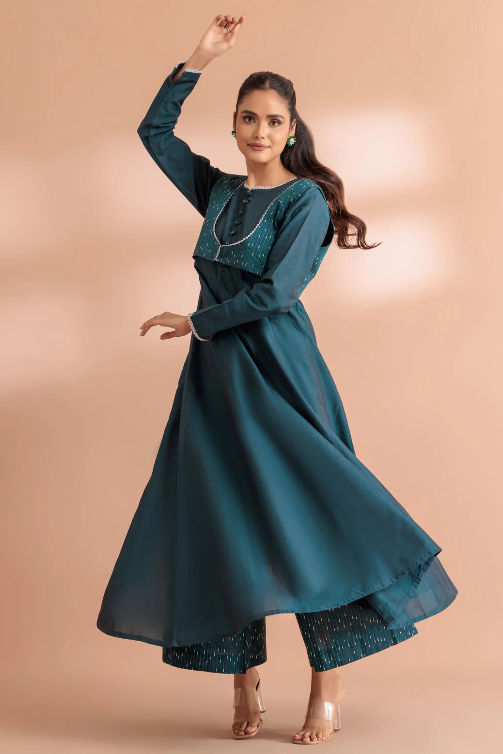 TEAL-YARN DYED-2 PIECE (SS6242P05) - Image 3