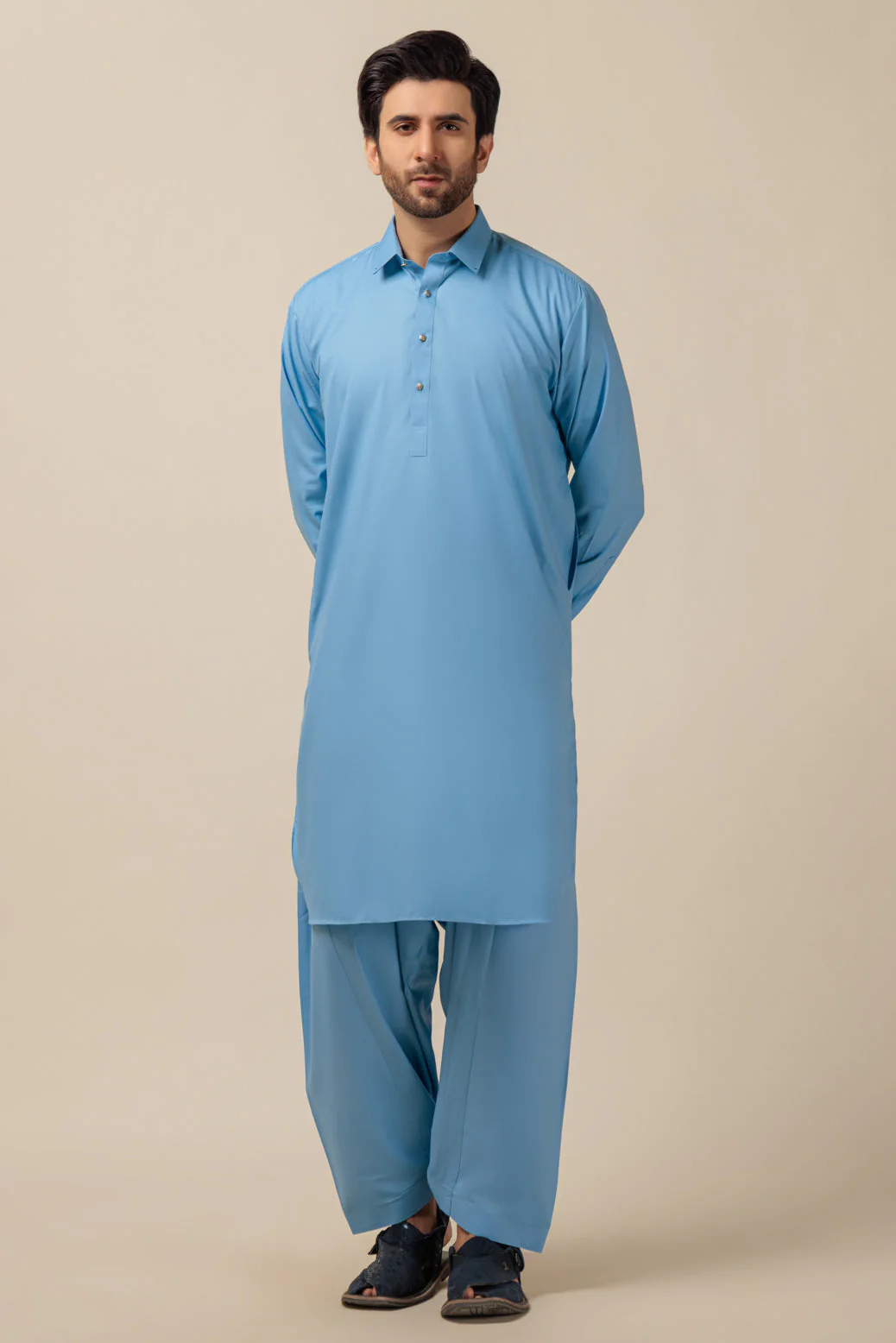 TOP SAIL-BLENDED-SHALWAR SUIT - (GSSW23-010) - Image 4