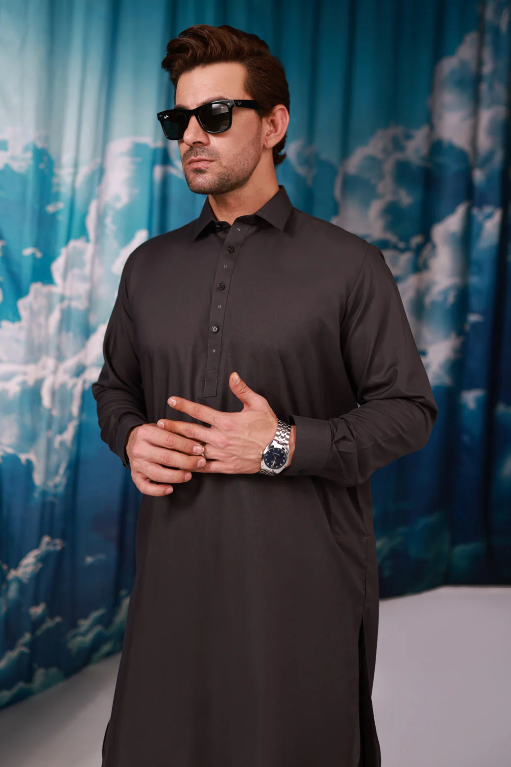 TR-BLACK-BLENDED-SHALWAR SUIT - (GSSW24-001) - Image 4