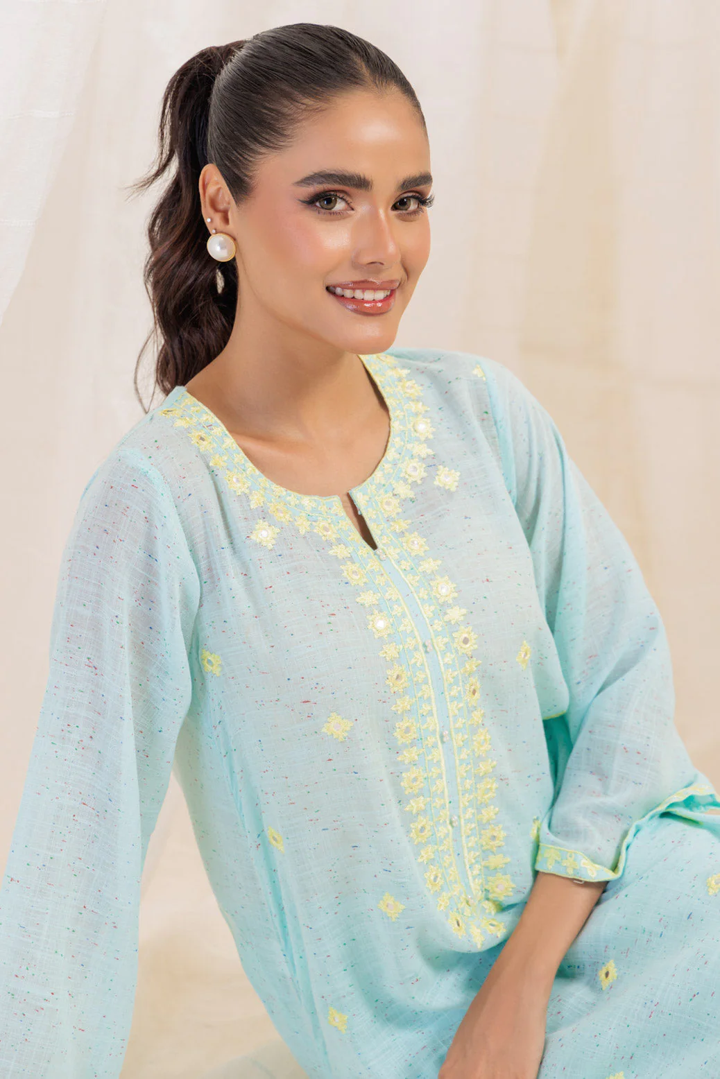 TURQUOISE-DYED-2 PIECE (SS6242P03) - Image 2