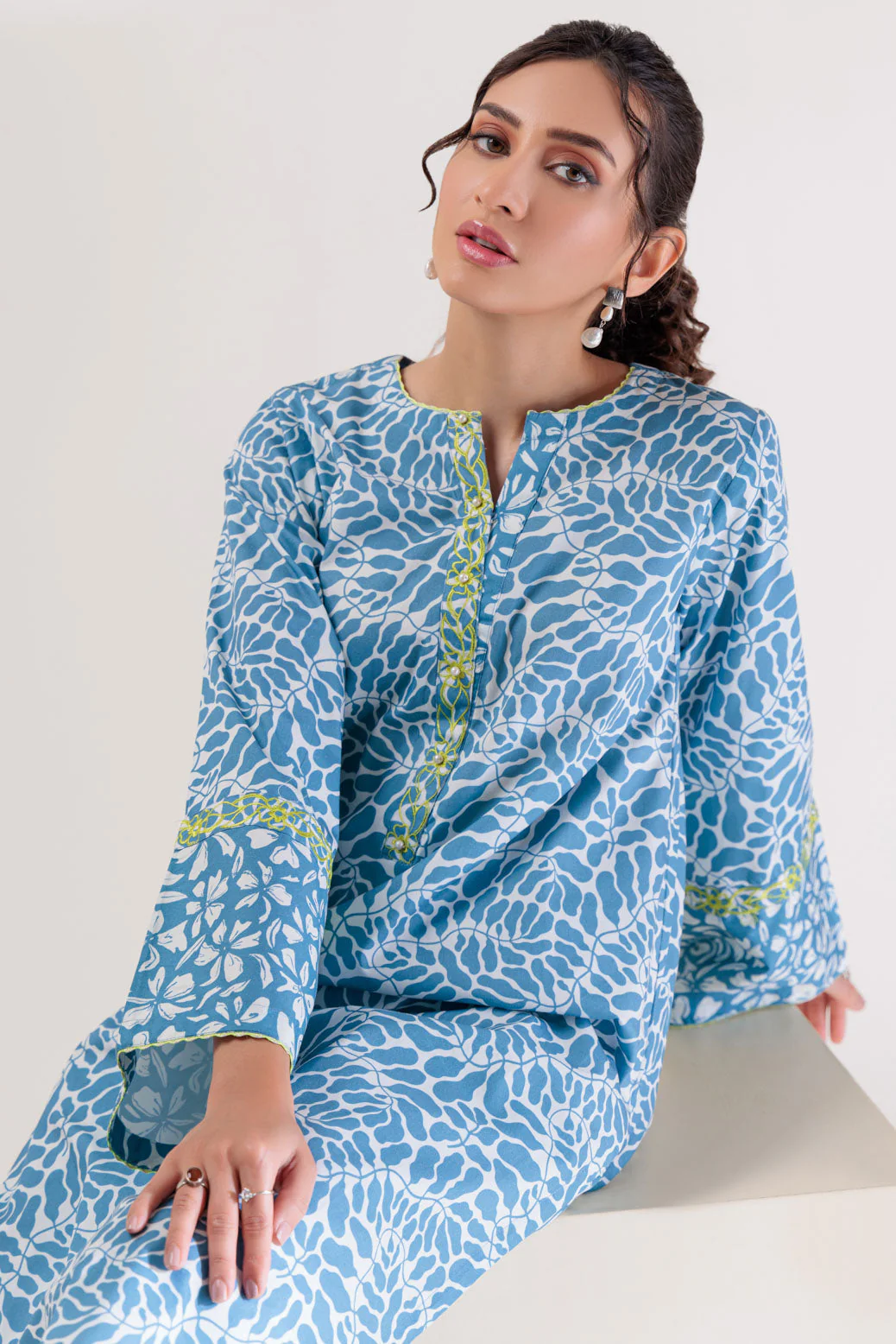 TURQUOISE-POPLIN-2 PIECE (WS6232P43) - Image 4
