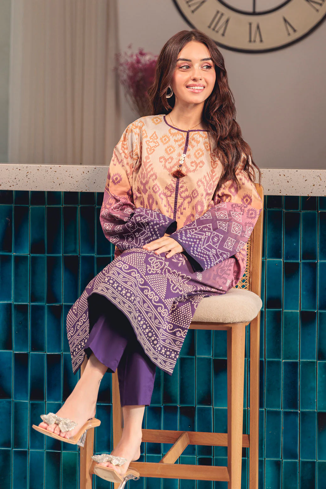 VIOLET-LAWN-2 PIECE (BPS2242P04) - Image 3
