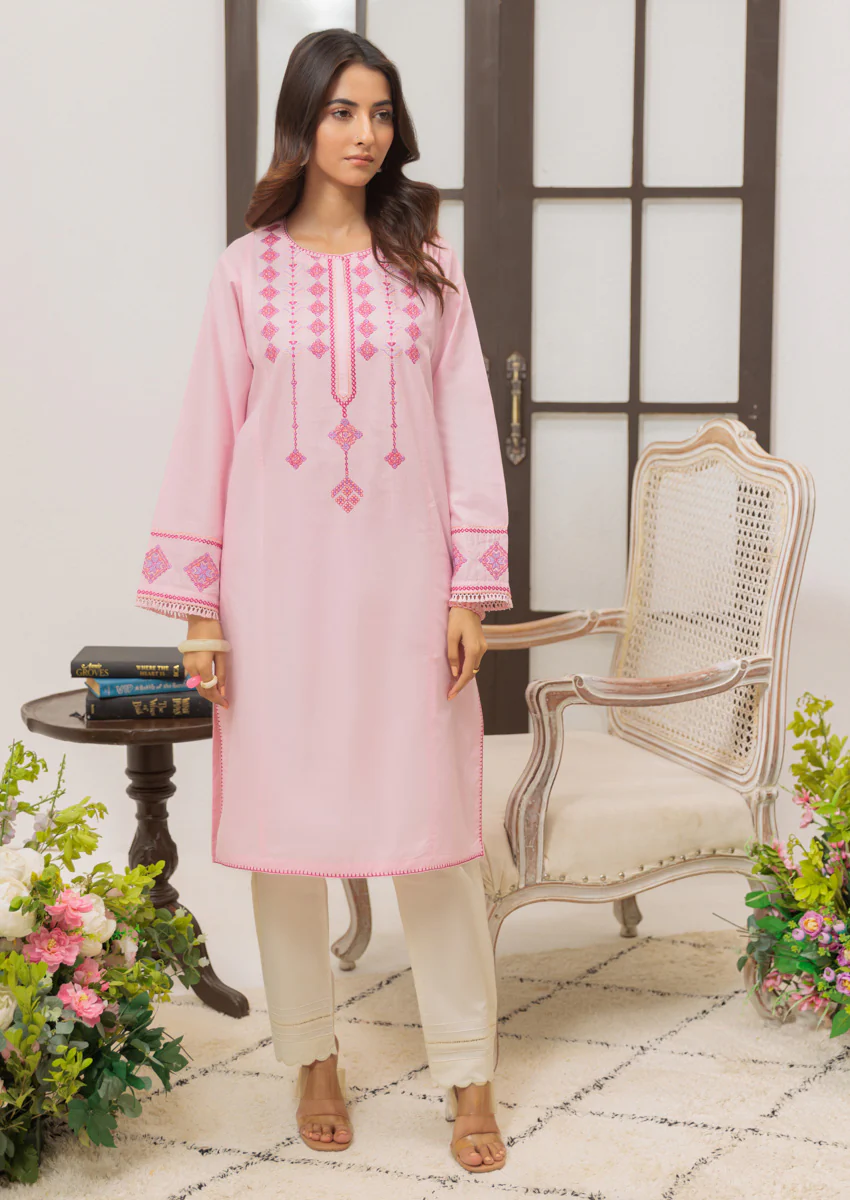 Pink-Cambric-1 Piece (W25DE1007)