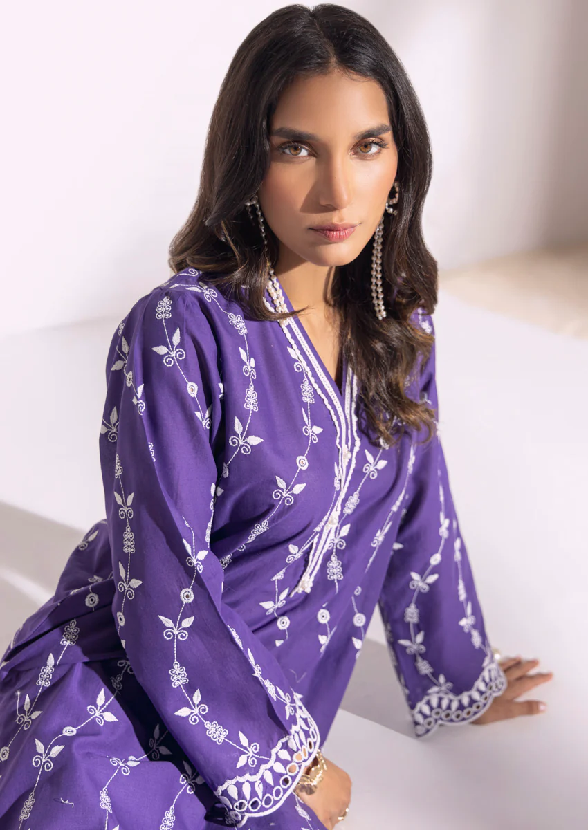 Purple-Cambric-2 Piece (W25DE2034) - Image 3