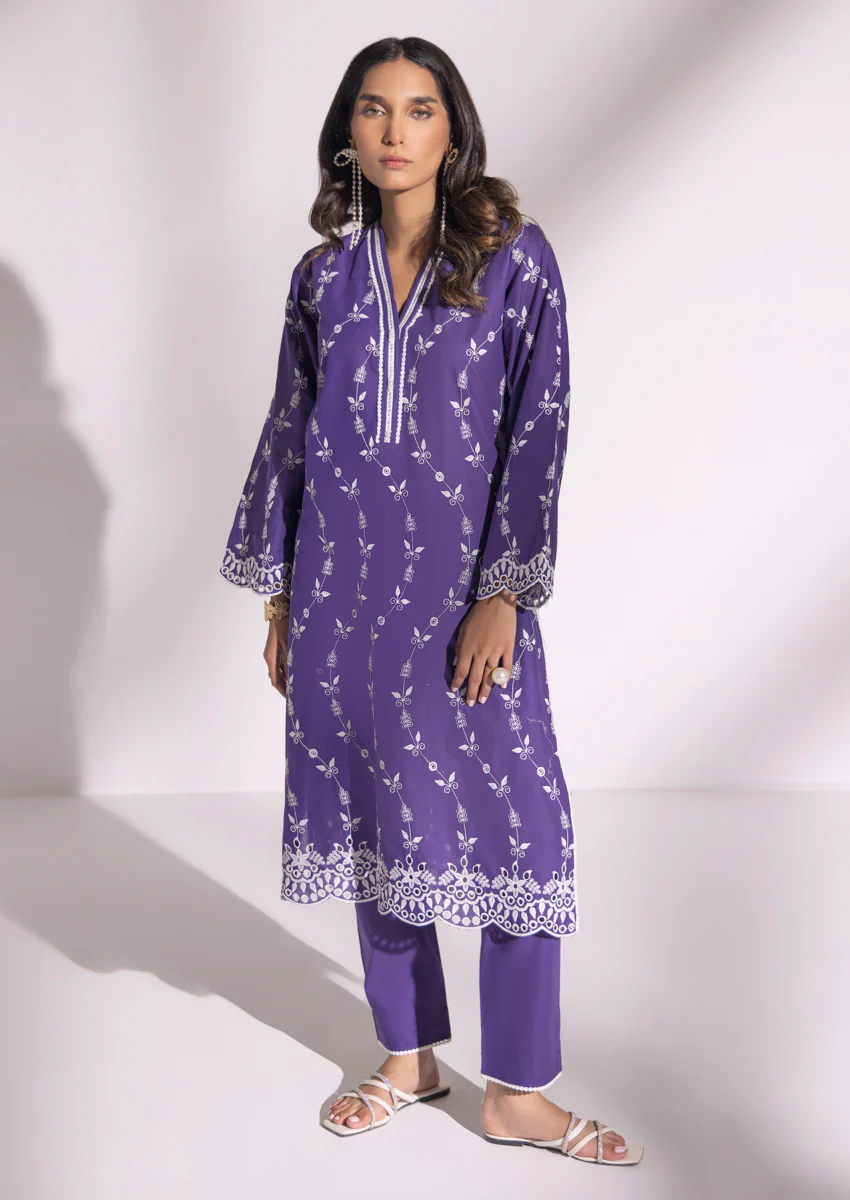 Purple-Cambric-2 Piece (W25DE2034) - Image 5