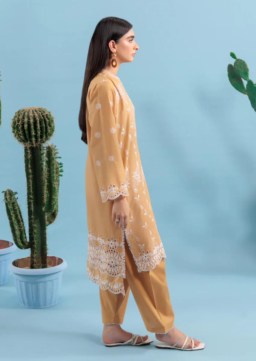 Beige-Cambric-2 Piece (W25DE2037) - Image 3