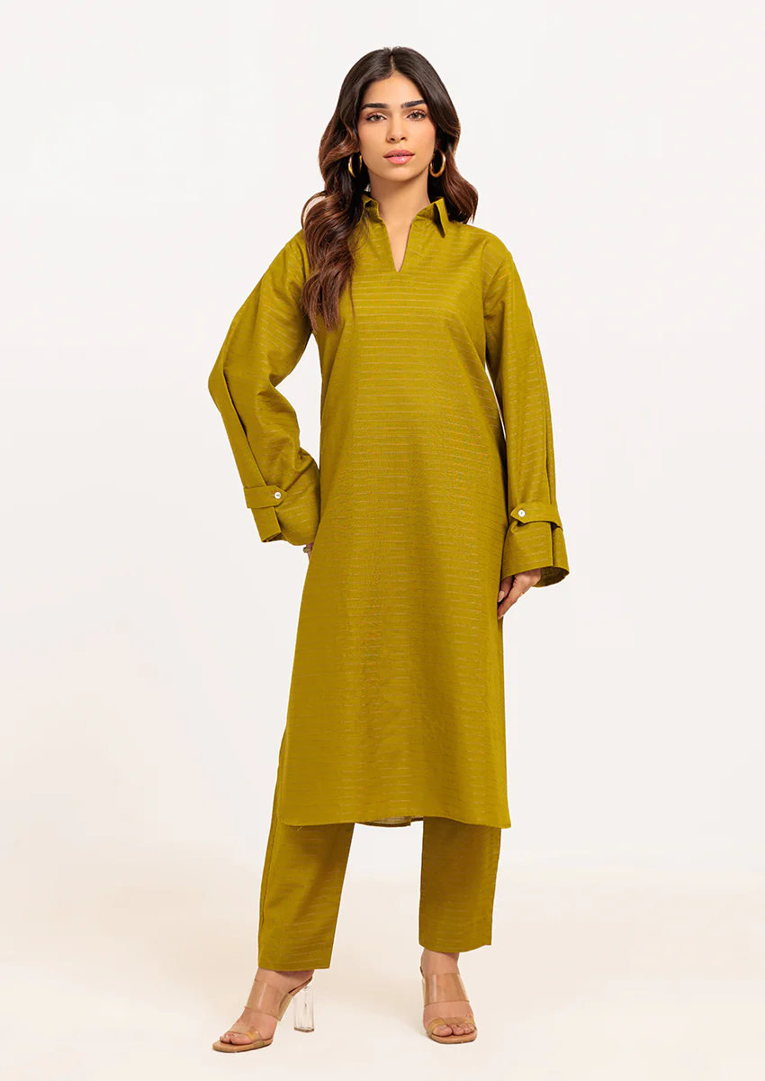 Olive-Yarn Dyed - 2 Piece (W25FE2002)