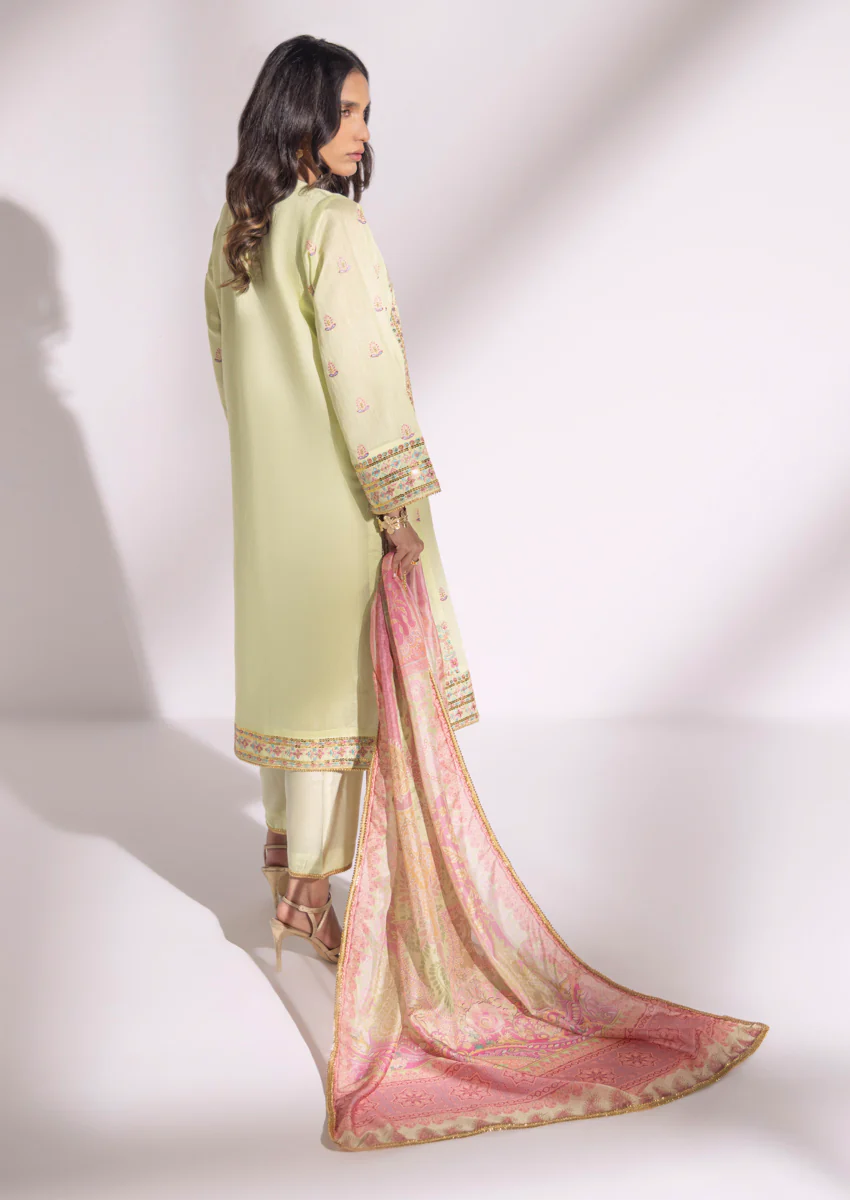 Green-Cotton Net-3 Piece (W25FE3002) - Image 2