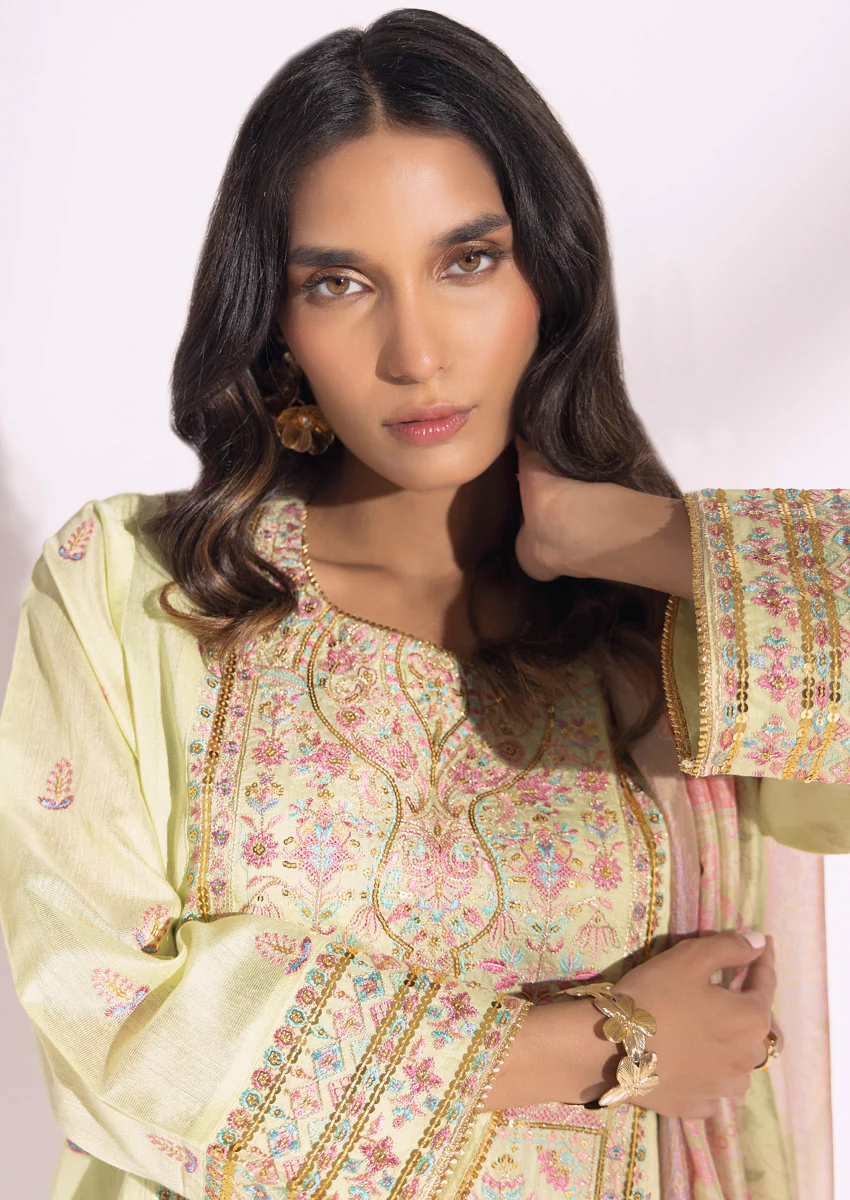 Green-Cotton Net-3 Piece (W25FE3002) - Image 3