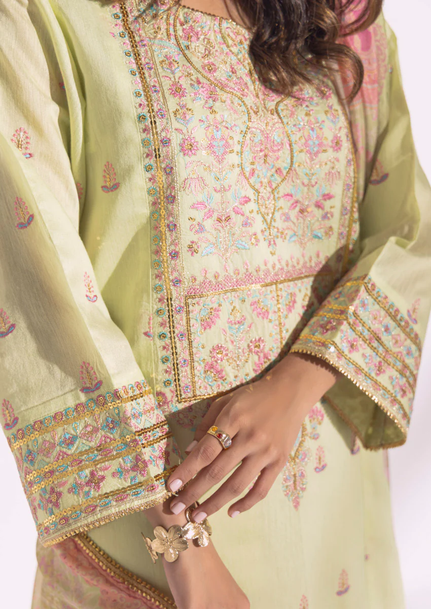 Green-Cotton Net-3 Piece (W25FE3002) - Image 5