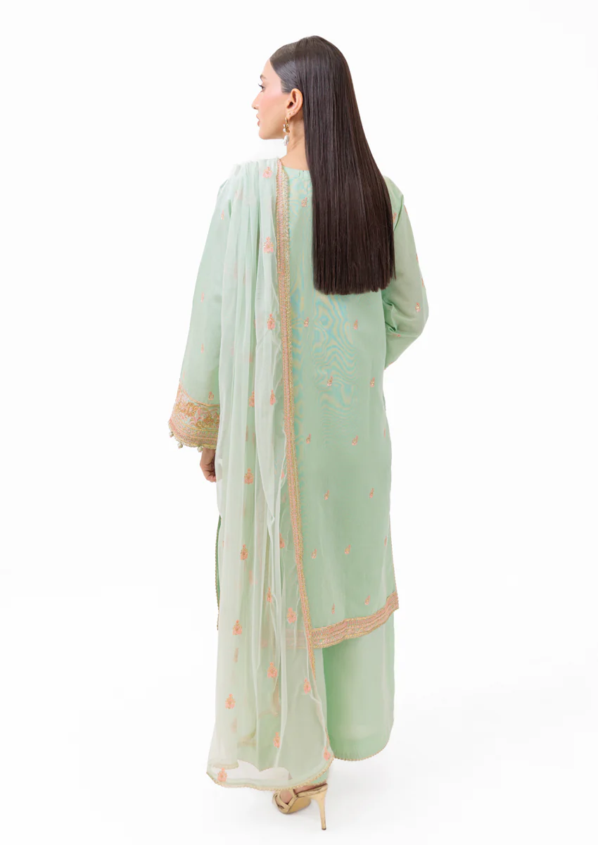Green-Cotton Net-3 Piece (W25FE3004) - Image 2