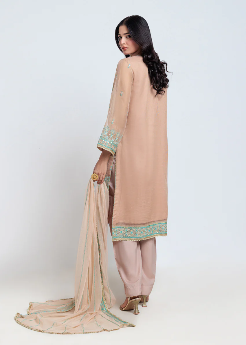 Peach-Texture Net-3 Piece (W25FE3066) - Image 2