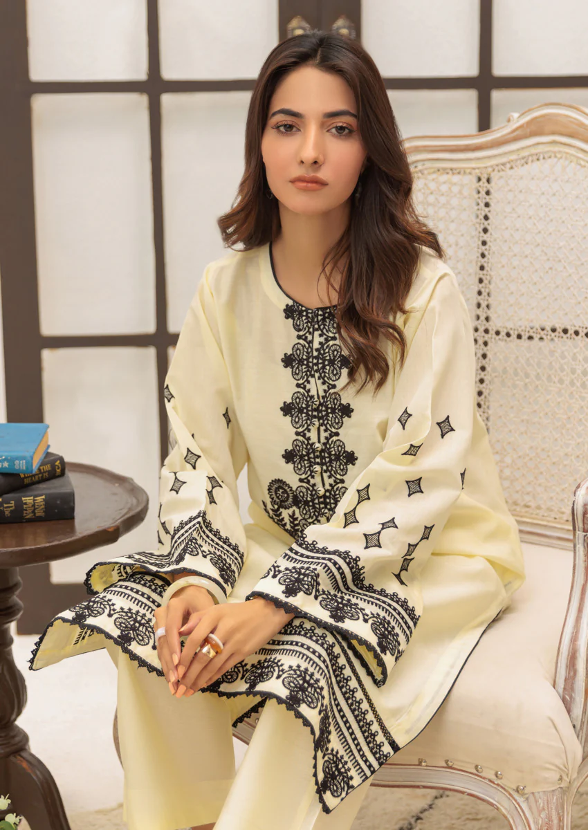 O-White-Cotton Silk-2 Piece (W25SE2017) - Image 6