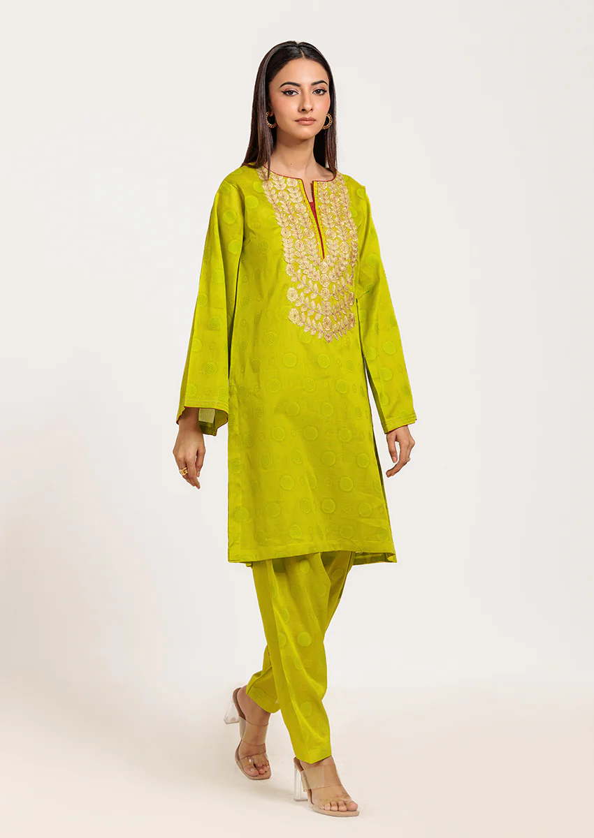 Green-Jacquard-2 Piece (W25SE2068) - Image 4