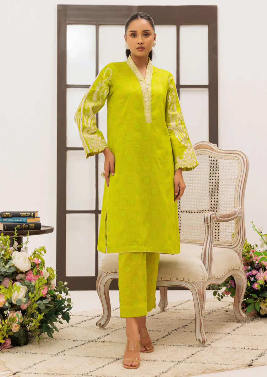 Green-Jacquard-2 Piece (W25SE2069)