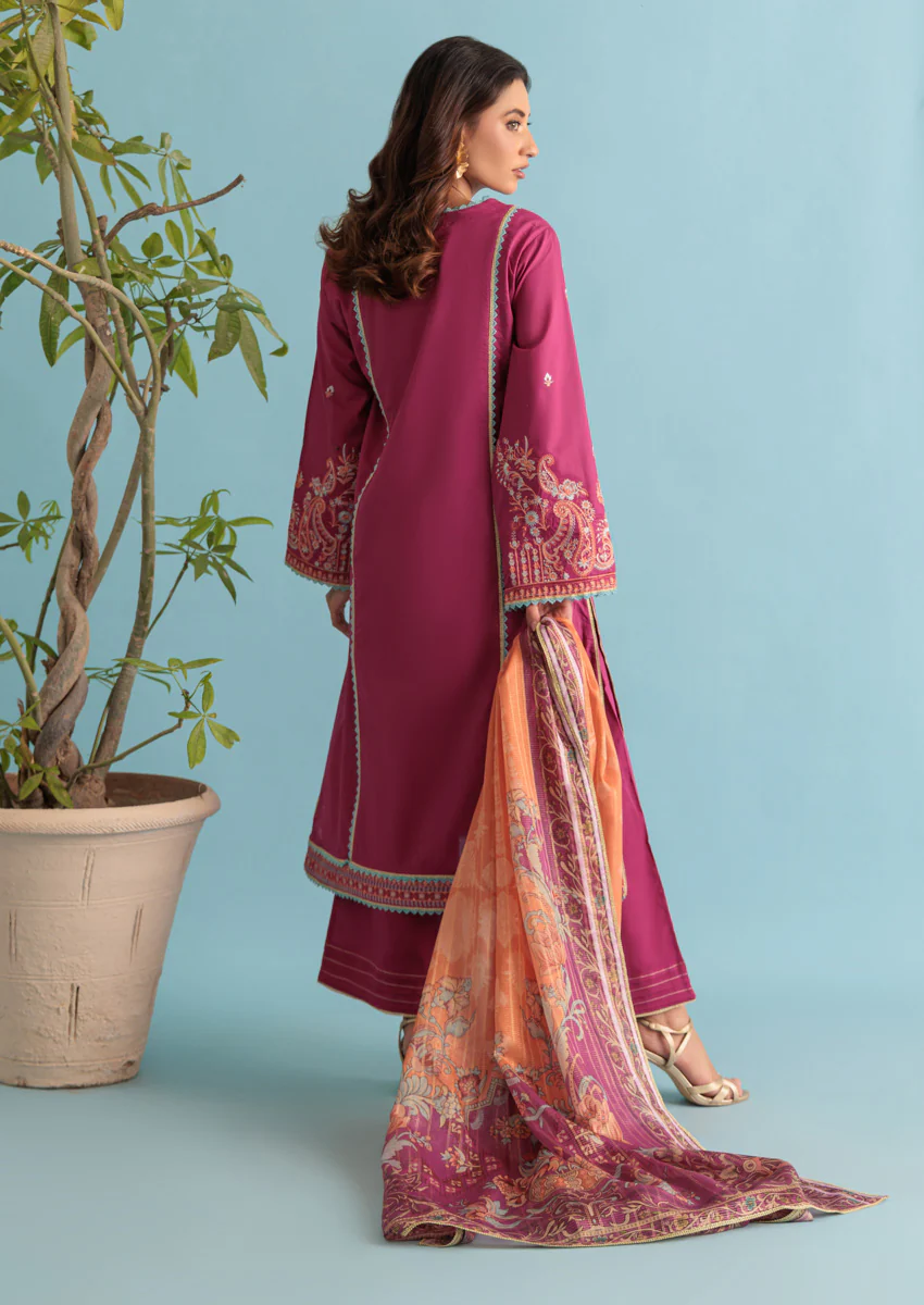 Magenta-Cambric-3 Piece (W25SE3005) - Image 2