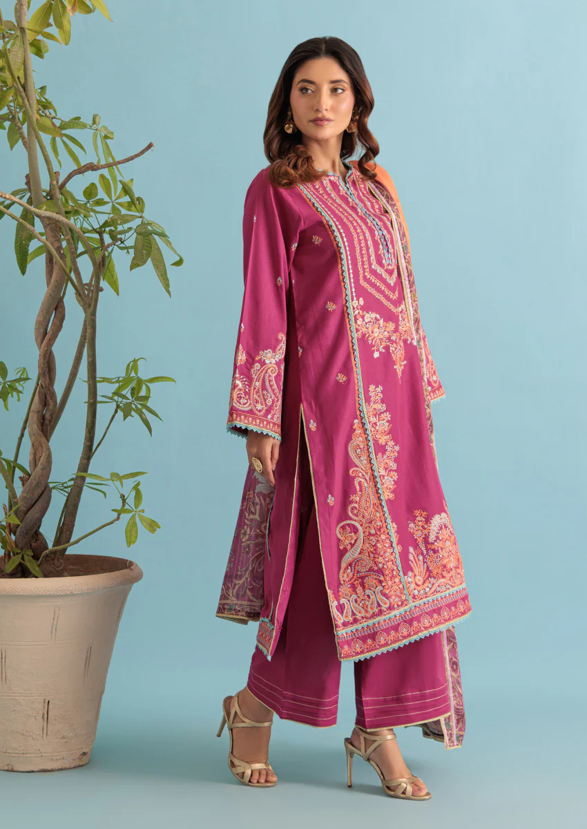 Magenta-Cambric-3 Piece (W25SE3005) - Image 5