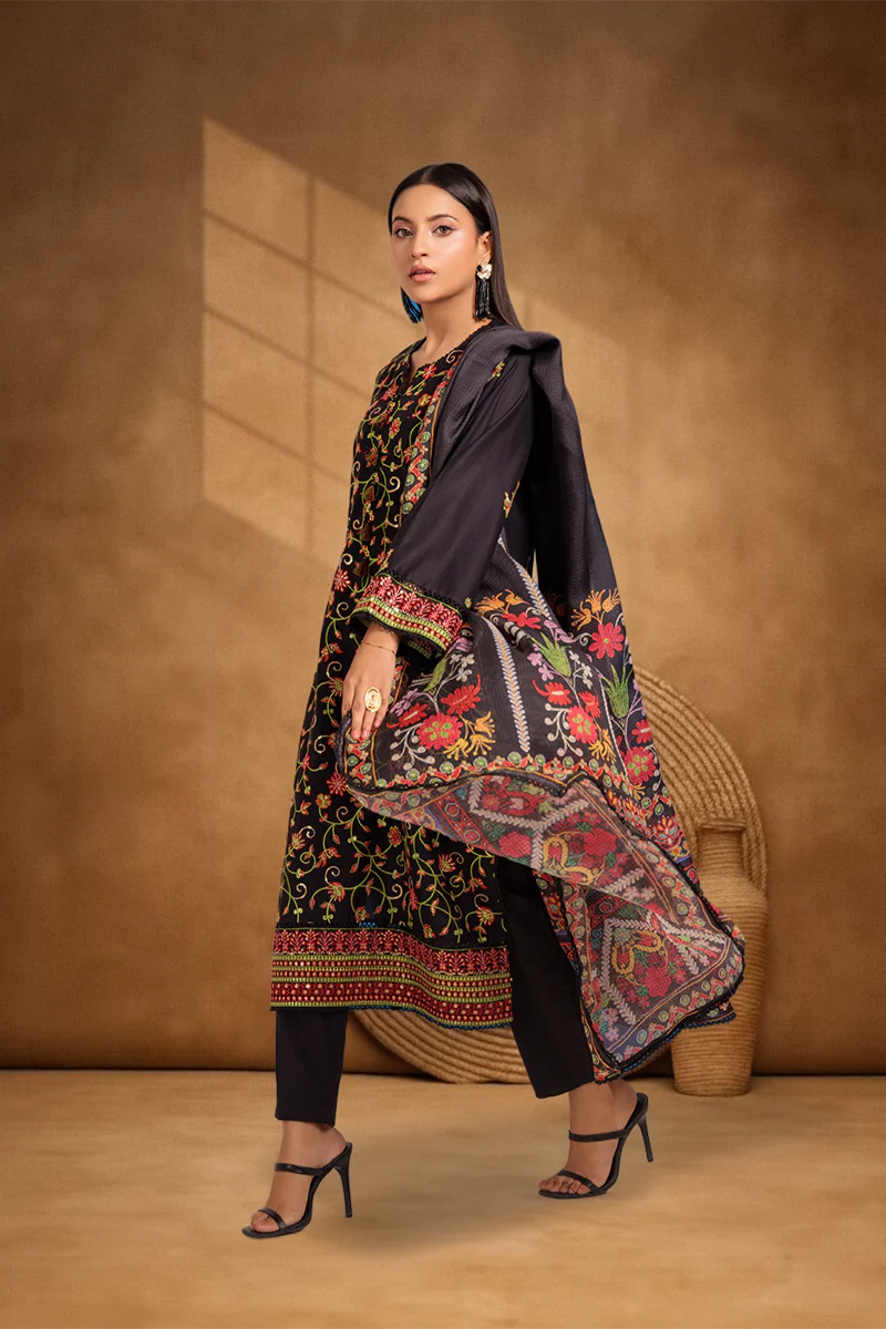 Black-Cambric-3 Piece (W25SE3123) - Image 3