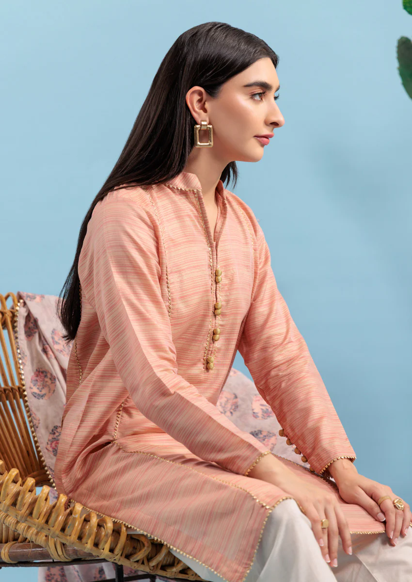 Peach-Cotton-2 Piece (W25SL2046) - Image 3