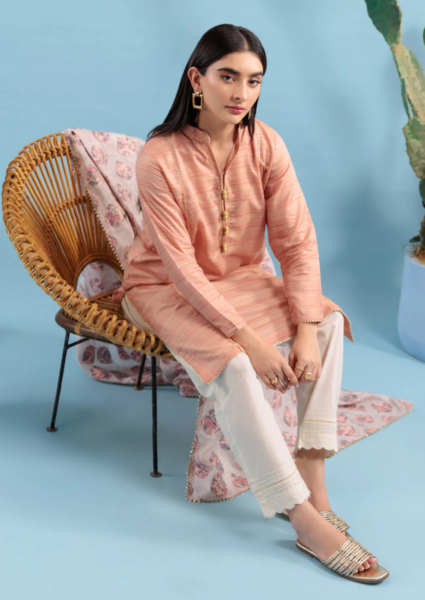 Peach-Cotton-2 Piece (W25SL2046) - Image 5