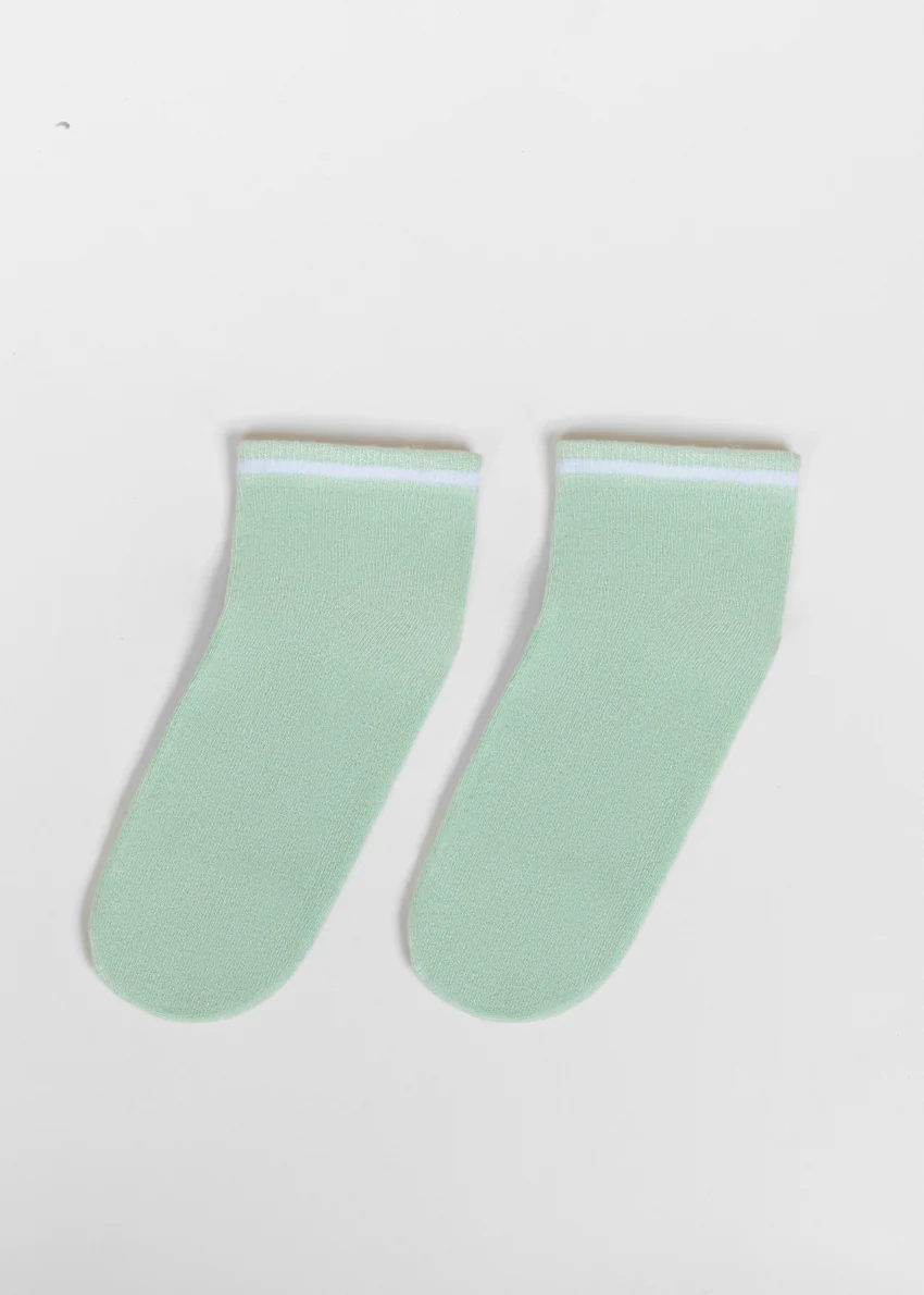 Mint Low Cut Socks (WCBLM1)