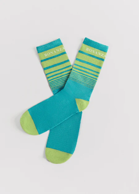 Blue Mid Calf Socks (WCSMB1)