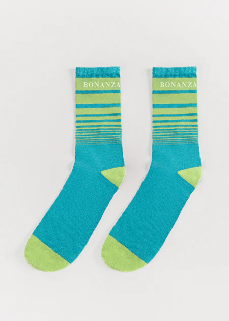 Blue Mid Calf Socks (WCSMB1) - Image 2