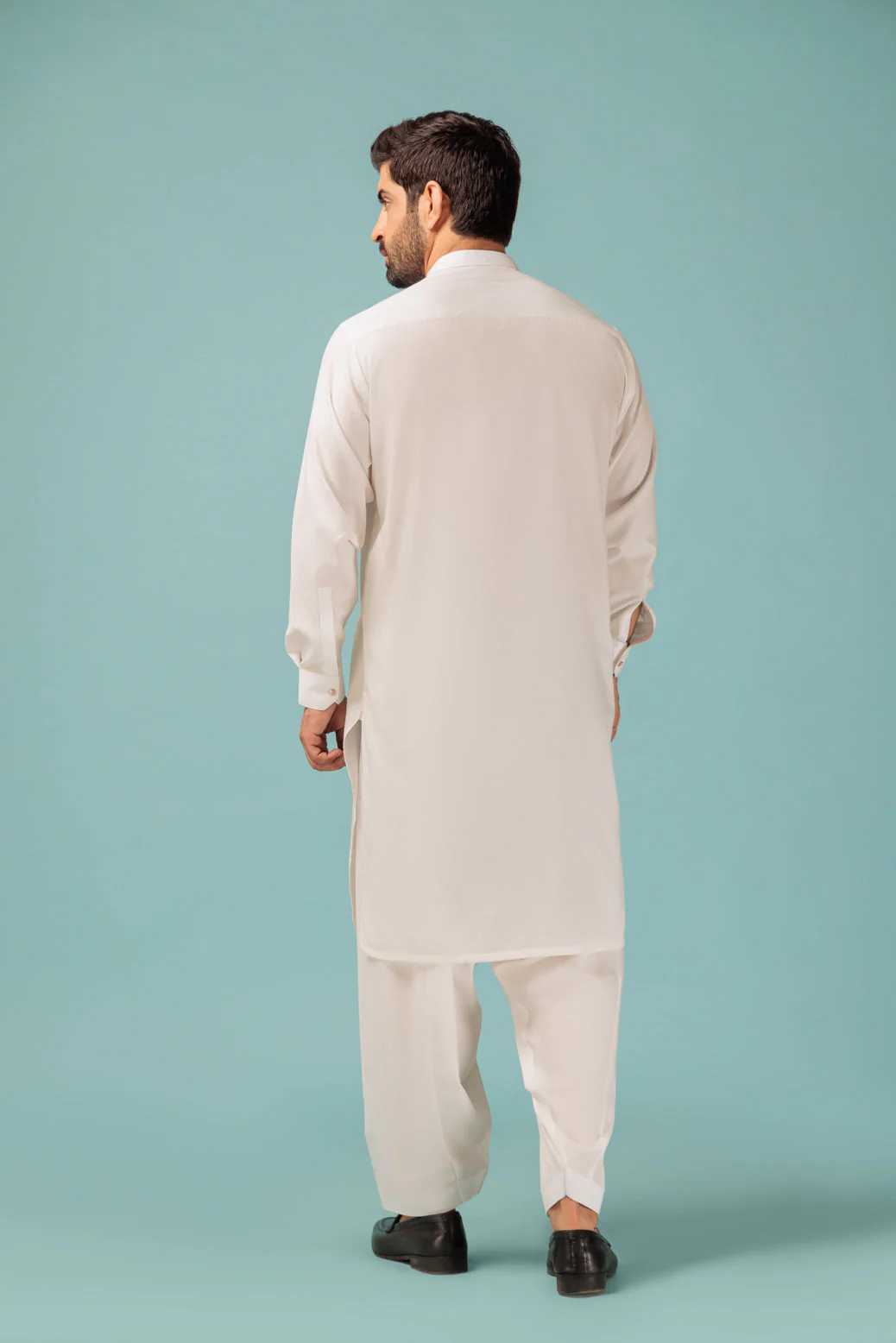 WHITE-BLENDED-KURTA SHALWAR - (KSRW23-015) - Image 5