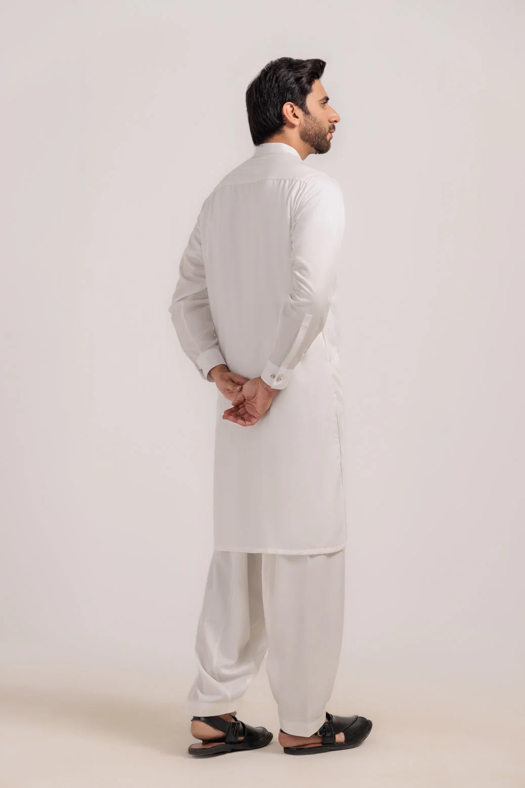WHITE-BLENDED-KURTA SHALWAR - (KSRW24-027) - Image 5