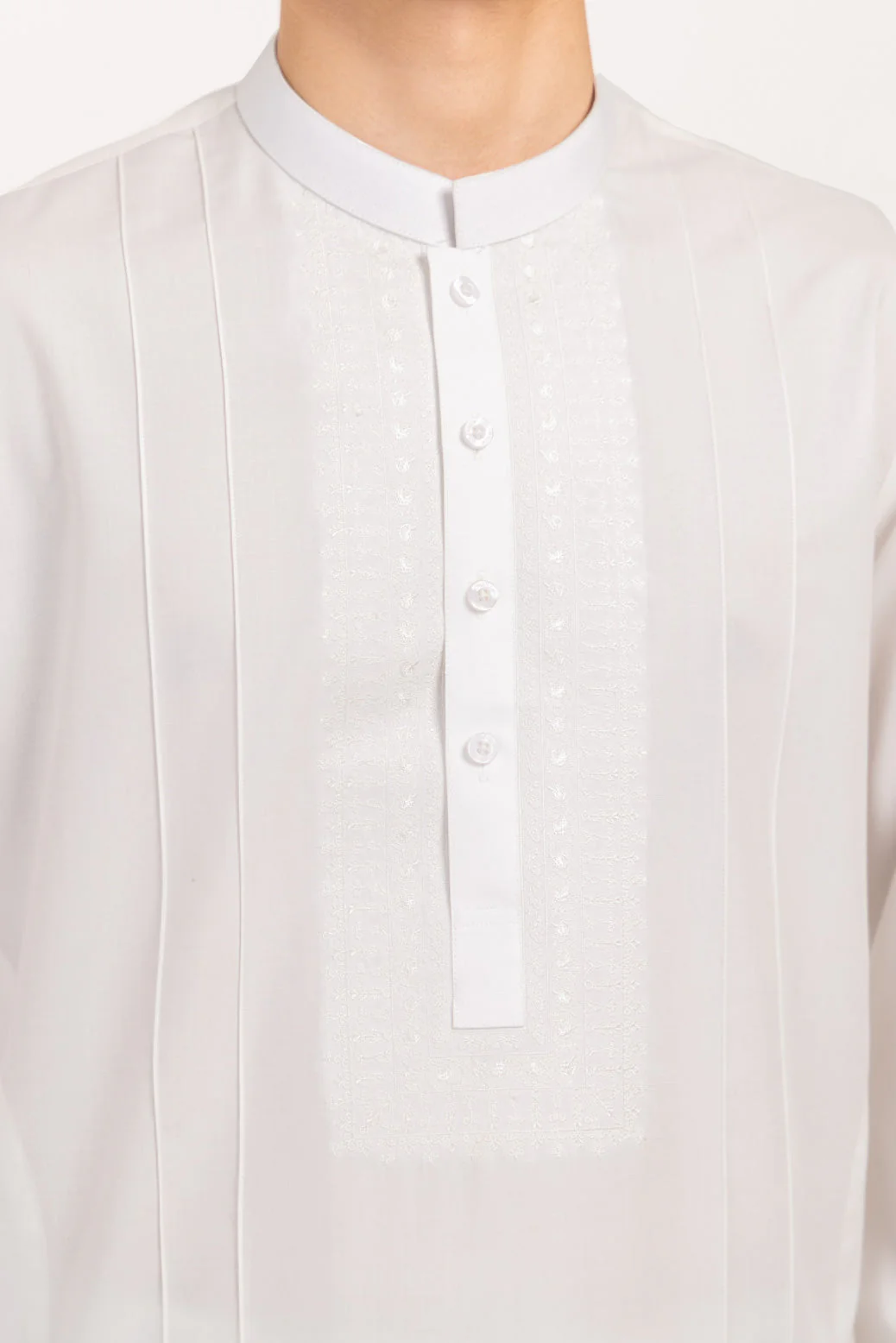 WHITE-BLENDED-KURTA SHALWAR - (KSRW24-029) - Image 2
