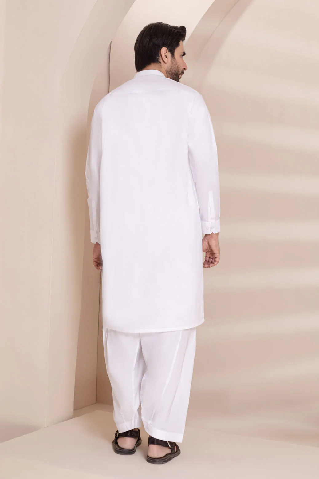 WHITE-BLENDED-SHALWAR SUIT (GSBB22-001) - Image 4
