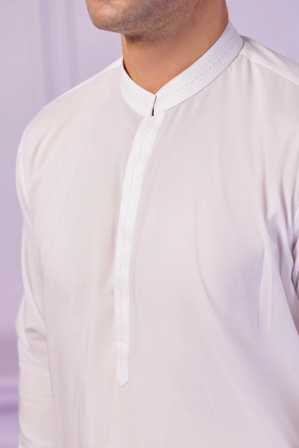 WHITE-BLENDED-SHALWAR SUIT - (GSBR24-006) - Image 2