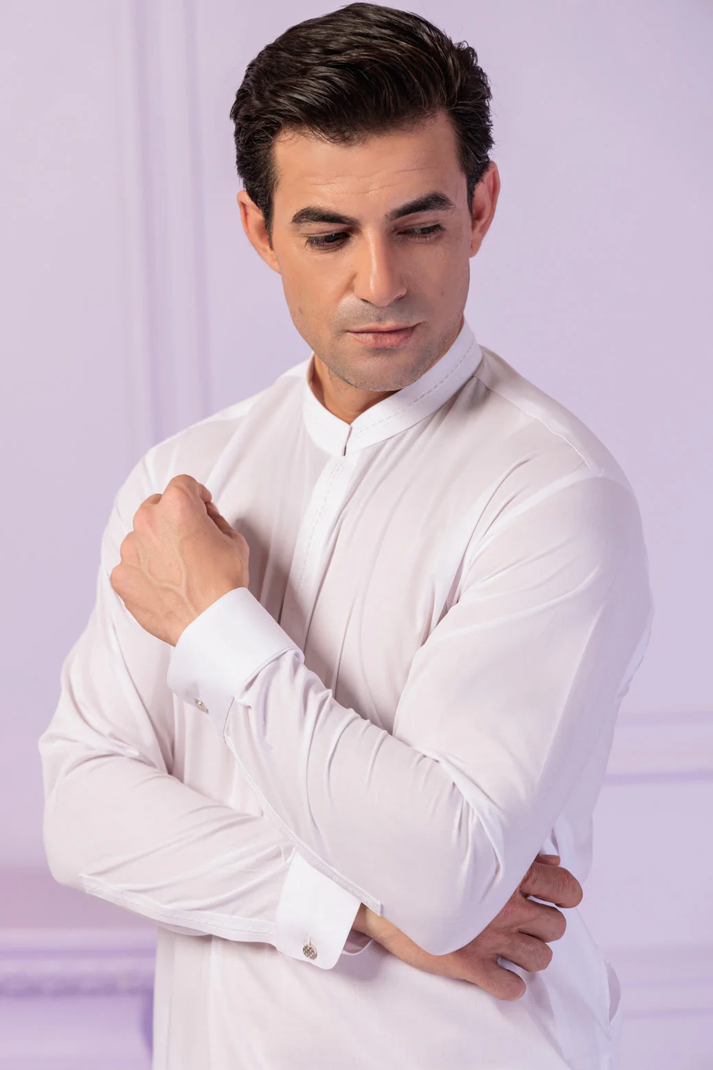 WHITE-BLENDED-SHALWAR SUIT - (GSBR24-006) - Image 4