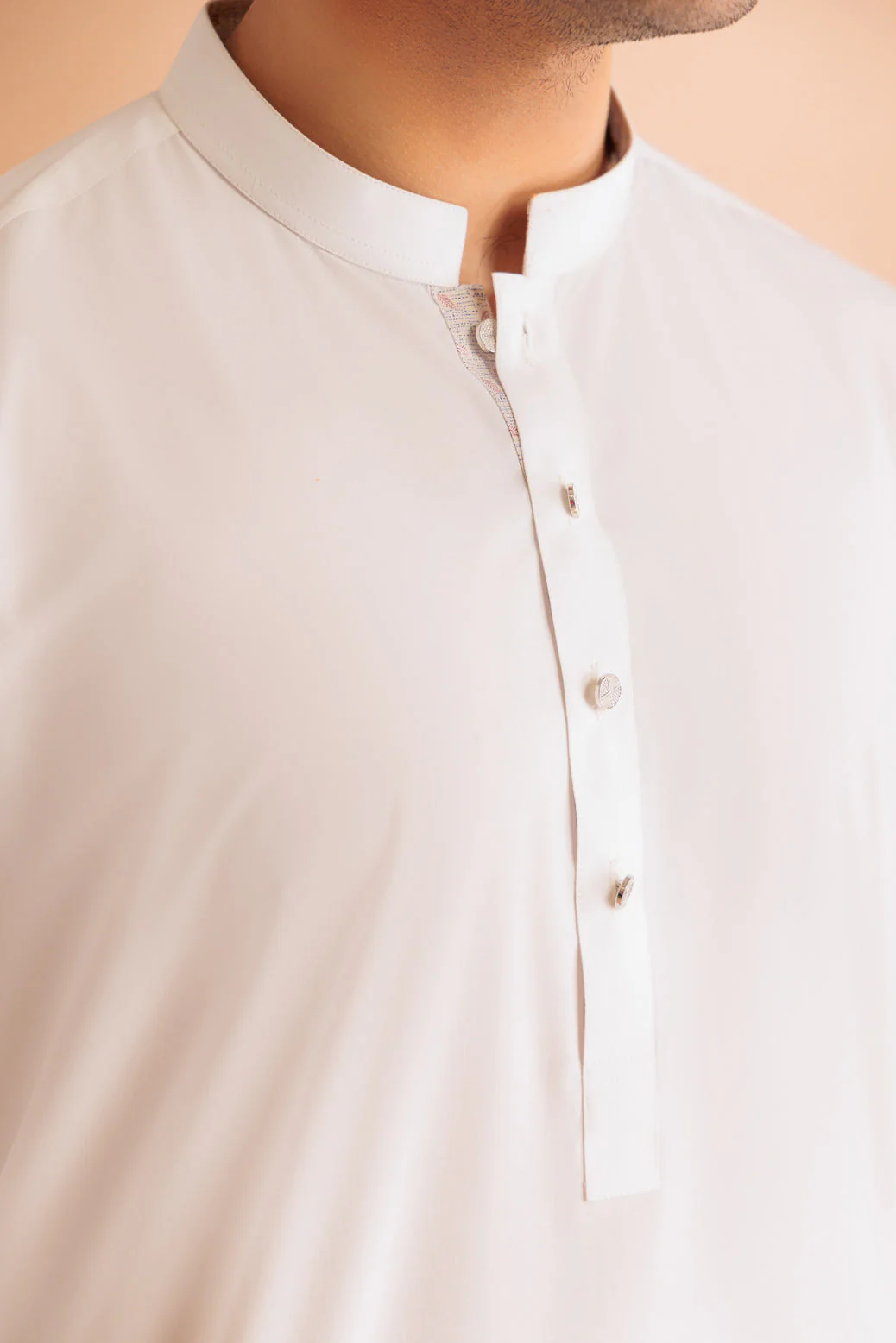WHITE-BLENDED-SHALWAR SUIT - (GSBS24-012) - Image 2