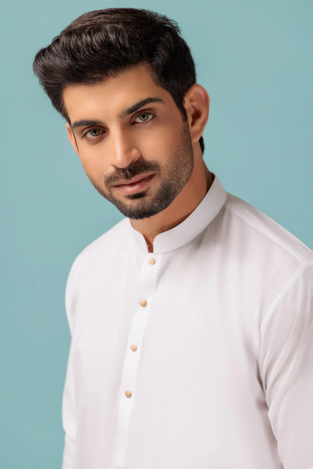 WHITE-BLENDED-SHALWAR SUIT - (GSBW23-001) - Image 3